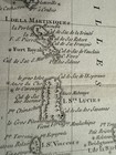 Late 1700   s Map Lesser Antilles  caribbean 