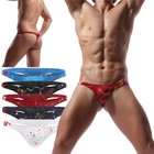 5 Pack Men s Print Underwear Bikini Briefs Thongs G-strings Jockstrap Beachwear