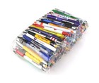 Lot Of 150 Misprint Ink Pens Bulk Assorted Click Retractable Ball Point Pens