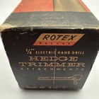 Vintage Rotex Dallas Hedge Trimmer Attachment For Any 1 4  Electric Hand Drill
