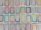 Psa cgc Graded Card Guard Protector Gradient Glitter Clear Backplate 40 Colors    
