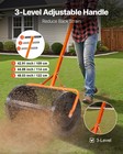 Vevor Compost Spreader 24 In Peat Moss Spreader With T-shaped Handle For Yard