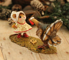 Wee Forest Folk Cob Gobbler  Wff  M-558  Thanksgiving Turkey And Mouse