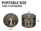 4 Pcs Herb Tobacco Grinder Spice Herbal Metal Smoke Crusher Handle Hand Mullers