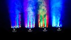 Rockville Rockpar50 Led Rgb Compact Par Can Dj club Dmx Wash Light dual Bracket