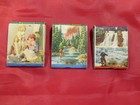 Vintage Harley Davidson Dealer Match Books Leo N Herrick 1940-1950 Total Of 3