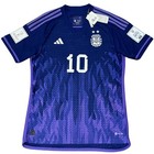 2022 Argentina Authentic Away Jersey  10 Messi Large Player Issue World Cup Kit