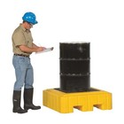Ultratech 9606 Spill Pallet  62 Gal Spill Capacity  1 Drums  800 Lb Load