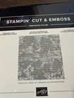 Stampin Up Embossing Folder 3d Embossing Folder   Timeworn Type