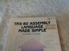 Trs - 80 Assembly Language Made Simple Paperback Book By Earles Mccaul