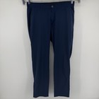 Under Armour Pants Mens 36 30 Navy Blue Showdown Golf Straight Stretch Tech