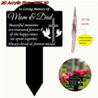 Acrylic Memorial Stake Cemetery Grave Plaque Acrylic Stake For Dad 8 x5 