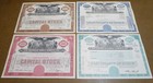 4 Stock Certificates Vintage Pan Am Pan American Airways Juan Trippe Aviation