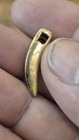 Pre-columbian Gold Jaguar Claw Pendant  Tairona Culture