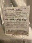 Earth To Skin Honey Soothing   Rejuvenating Set great Gift Set Skin Care
