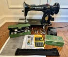 See Video  Works  Vintage 1950s Singer 15-91 Sewing Machine   Extras Model 15 91