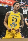 Yaxel Lendeborg Signed 8x10 Photo Michigan Wolverines Basketball Autograph 