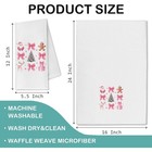 Vintage Christmas Kitchen Towels Coquette Red Bow Christmas Dish Towels For K   