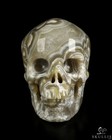 Gemstone 2 0  Red Crazy Lace Agate Hand Carved Crystal Skull  Super Realistic