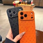 Shockproof Soft Shell Leather Luxury Fashion Case For Apple Iphone 16 17 Pro Max