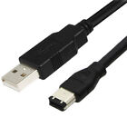 Usb 2 0 A Male To Firewire Ieee 1394 6pin Male Adaptor Convertor Cable For Dv