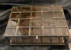 Retro Glass Design   Copper Display  Jewel Box The Glass Haus L  7 3 4  W 5 3 4 