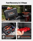 Vevor Portable Winch 4500 Lbs 12v Dc Electric Winch Recovery Kit Synthetic Rope