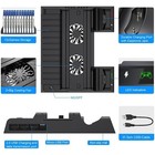 For Ps4 Pro   Slim Vertical Stand   Cooling Fan Controller Charging Dock Station