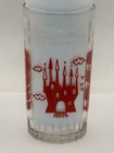 Rare Wizard Of Oz Prototype Red Flying Monkeys Peanut Butter Drinking Glass 5 