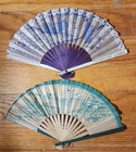 Antique Advertising Hand Fan Grouping