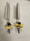 2 Pcs Tongue And Groove Set 1 4 Shank Router Bit For 3 4 Stock 1 2 Cutting Depth