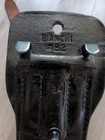 Vtg Bianchi  b2 Black Basketweave Leather Police Duty Belt Rig Set Scottsdale Pd