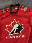 2014-16 Nike World Jr Team Canada Iihf Semi Pro Red Hockey Jersey Size Medium M