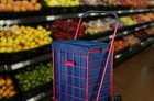 Folding Shopping Cart Liner Rolling Utility Trolley Grocery Basket Waterproof