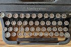 Antique Underwood Standard Portable Typewriter W case Sn  S1161513  read 