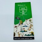 Vintage C1950 Ohio Turnpike Fold Out Map   Travel Sightseeing Guide C2