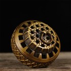 Japanese Bronze Censer Koro Tea Utensils Bamboo Weaving Style Handicraft