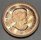 2012 Canadian 1cent Bu Last Year Of The Canadian Penny  Non-magnetic Zinc Coin