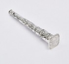 18th Century Dutch Solid Silver Sealing Wax Case - Neoclassical Cameo