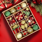 82pcs Christmas Balls Ornaments  Delightful Classic Gift Set  Shatterproof 