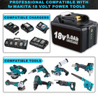 2x 18v 9 0ah Li-ion Battery Lxt400 Bl1830 Bl1850b Bl1860b Bl1890b  For Makita