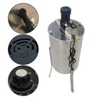 Stainless 1300rpm 2 4 Frames Steel Electric Honey Extractor Beekeeping Equipment