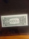 2017  1 Dollar Bill Frn Misaligned miscut Note