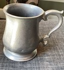 Vintage Rwp Royal Wilton Pewter Armetale Metal Tavern Tankard Stein Mug 4-1 2  H