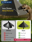 19   Metal Squirrel Baffle For Bird Feeder Pole