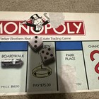1985 Monopoly Game Board Replacement With Box Parts