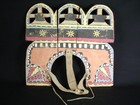 Colorful Hopi Pueblo Carved Wooded Tabletta  American Indian Artifact  C 1940