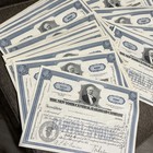  lot Of 100  The New York Central Railroad Company Stock Certificate 100 Shares