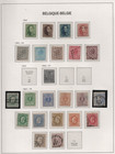 Belgium 1849-1878 Collection Of 34 Early Issues 21 Used   13 Mint Or Unused