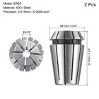 2pcs Er20 Spring Collet 3 16  Chuck For Cnc Engraving Machine Lathe Milling